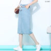 13-1047.2 กระโปรงยีนส์ทรงสอบ