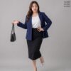 41-2343 เสื้อคลุมทำงานทรงสั้น