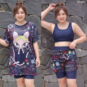 ชุดว่ายน้ำพร้อมเสื้อคลุม