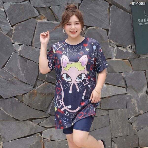 ชุดว่ายน้ำพร้อมเสื้อคลุม