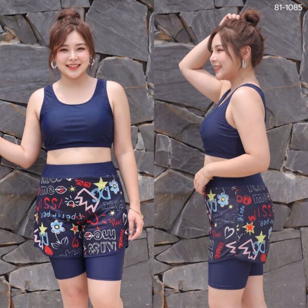 ชุดว่ายน้ำพร้อมเสื้อคลุม