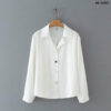 เสื้อทำงานแขนยาวคอวี