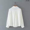 เสื้อทำงานแขนยาวคอวี