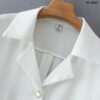 41-2193.6 เสื้อทำงานแขนยาวคอวี