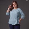 21-1136 (1) เสื้อคอกลมผ้าป่าน