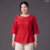 21-1136 (6) เสื้อคอกลมผ้าป่าน