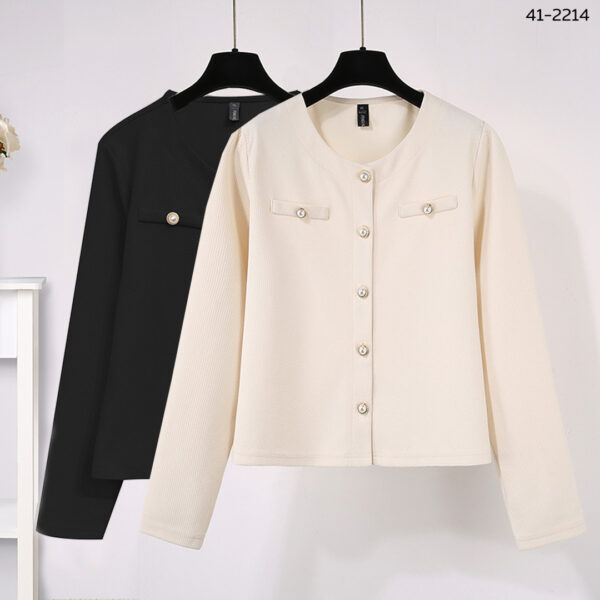 เสื้อทำงานผ้าครอสติช