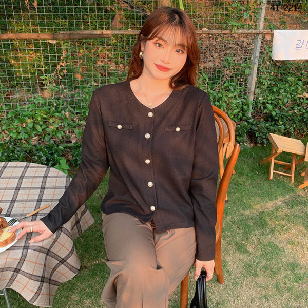 เสื้อทำงานผ้าครอสติช