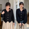 เสื้อทำงานผ้าครอสติช