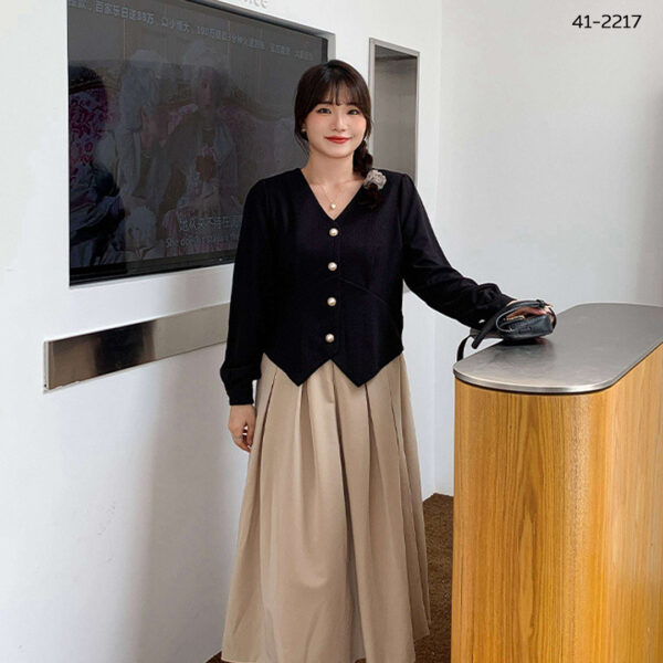 41-2217BL.4 เสื้อทำงานผ้าครอสติช