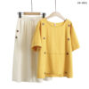 24-1021.3 ชุดเซ็ตเสื้อกางเกงผ้าป่าน