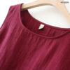 41-2225.7 เสื้อแขนกุดผ้าป่าน