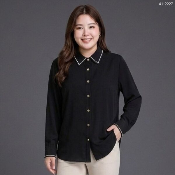 เสื้อเชิ้ตแขนยาวผ้าอิตาลี