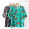 21-1150.1 เสื้อผ้าฝ้ายพิมพ์ลาย