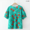 21-1150.5 เสื้อผ้าฝ้ายพิมพ์ลาย