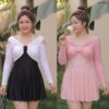 81-1160XX (1) ชุดว่ายน้ำกระโปรง