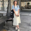 กระโปรงทำงานทรงเอ