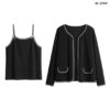 41-2260.12 เสื้อคลุมพร้อมเสื้อสายเดี่ยว