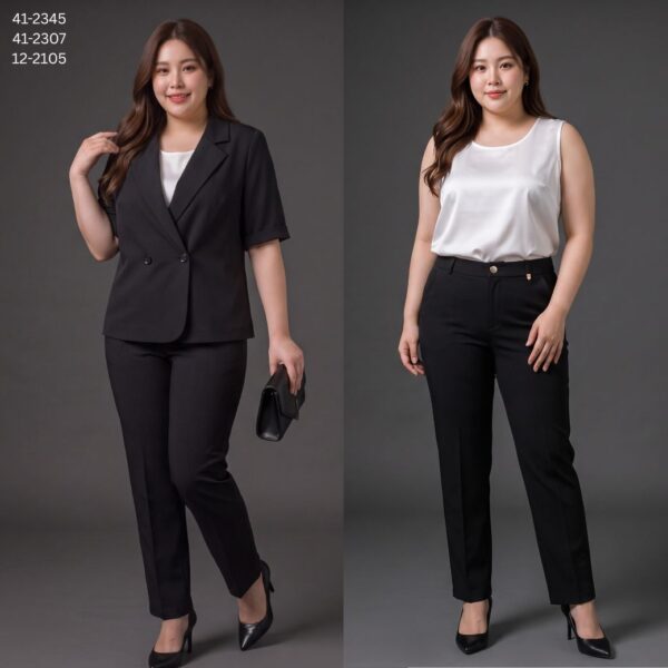 41-2345+41-2307+12-2105 (3) เสื้อคลุมทำงาน แขนสามส่วน