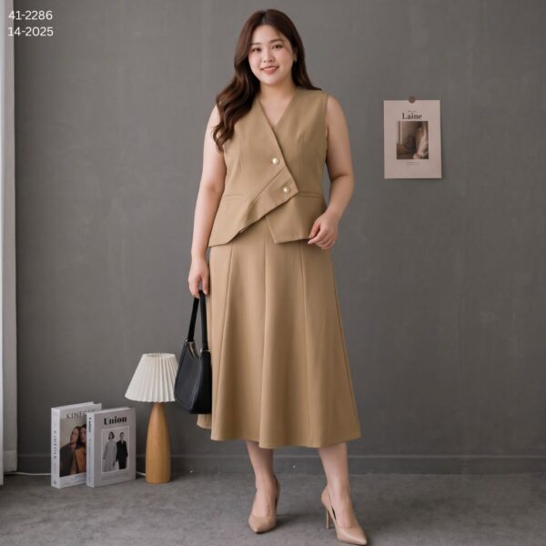 41-2285+14-2025 (4) เสื้อสูททำงานขนาดใหญ่พิเศษ