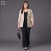 41-2290 (3) เสื้อคลุมทำงานแขนสี่ส่วน