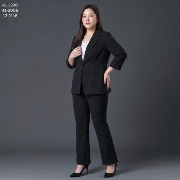 41-2290 (7) เสื้อคลุมทำงานแขนสี่ส่วน