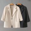 41-2290B (1) เสื้อคลุมทำงานแขนสี่ส่วน