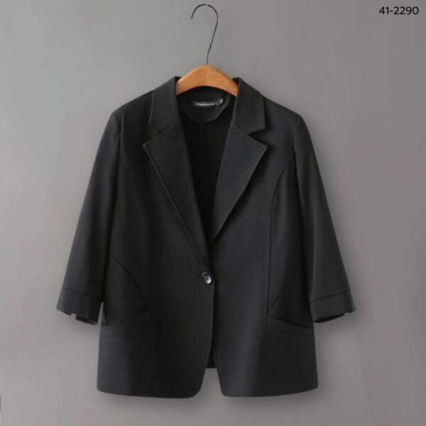 41-2290B (3) เสื้อคลุมทำงานแขนสี่ส่วน