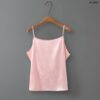 เสื้อทำงานสายเดี่ยวสีชมพู