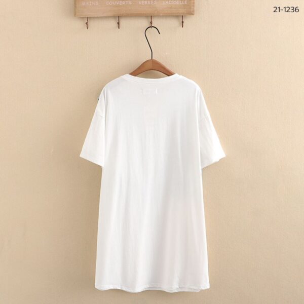 เสื้อยืดแบบยาวแต่งเสื้อกั๊กยีนส์