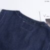 21-1243 (4) เสื้อยีนส์แขนกุดคอวี