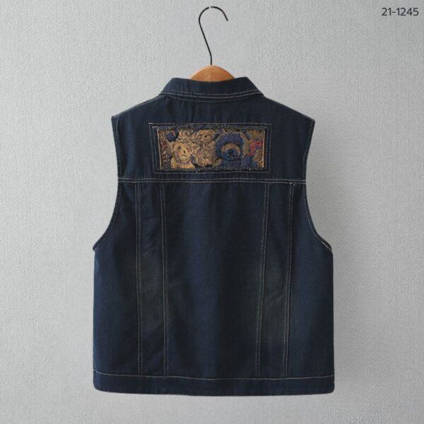 21-1245 (2) เสื้อยีนส์แขนกุด
