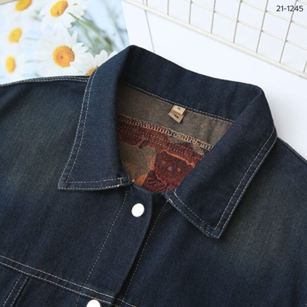 21-1245 (4) เสื้อยีนส์แขนกุด