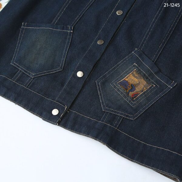 21-1245 (6) เสื้อยีนส์แขนกุด