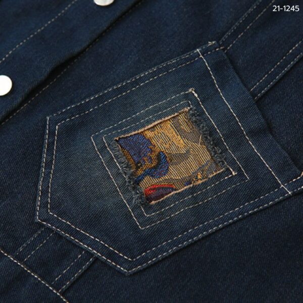 21-1245 (8) เสื้อยีนส์แขนกุด