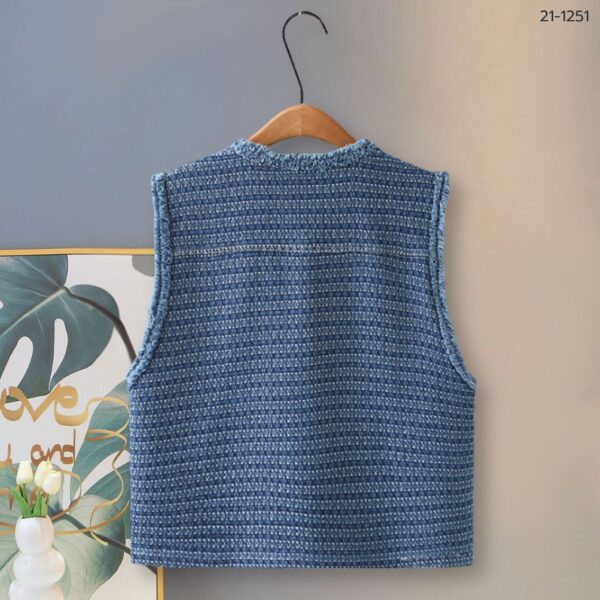 21-1251 (11) เสื้อยีนส์แขนกุด