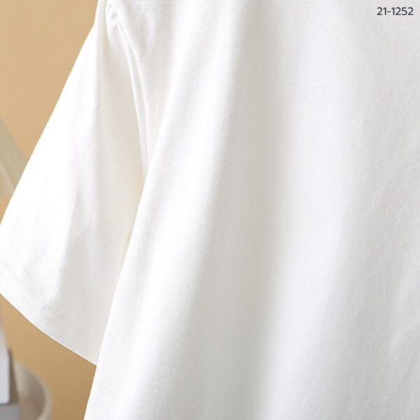21-1252 (2) เสื้อยืดพิมพ์ลายตุ๊กตา
