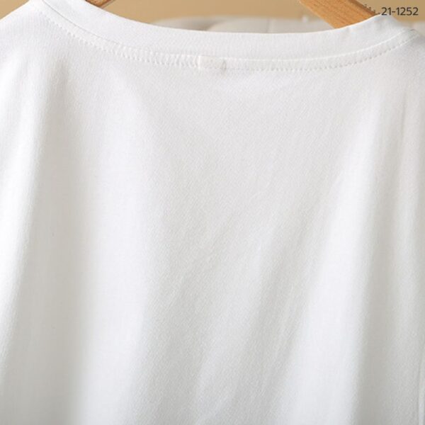 21-1252 (3) เสื้อยืดพิมพ์ลายตุ๊กตา