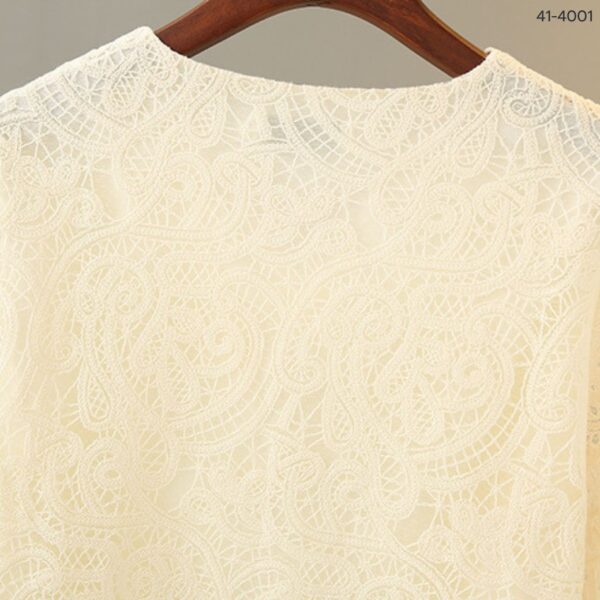 เสื้อลูกไม้คอวี