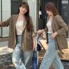 เสื้อคลุมทำงานสีน้ำตาล
