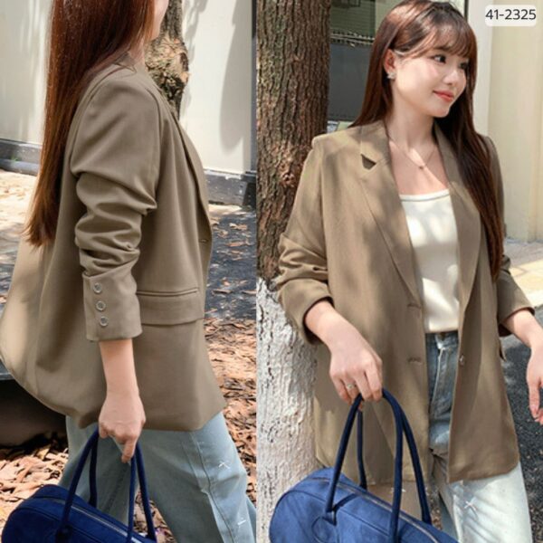 เสื้อคลุมทำงานสีน้ำตาล