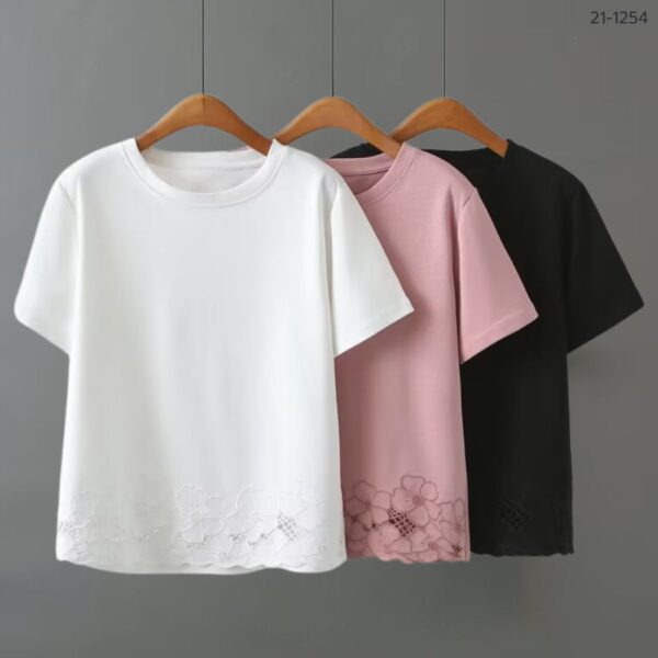21-1254 (1) เสื้อยืดคอกลม