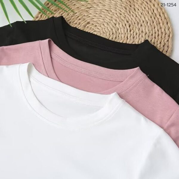 21-1254 (5) เสื้อยืดคอกลม