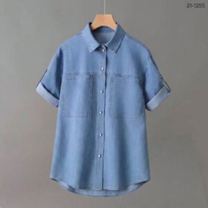เสื้อเดนิมแขนสั้น