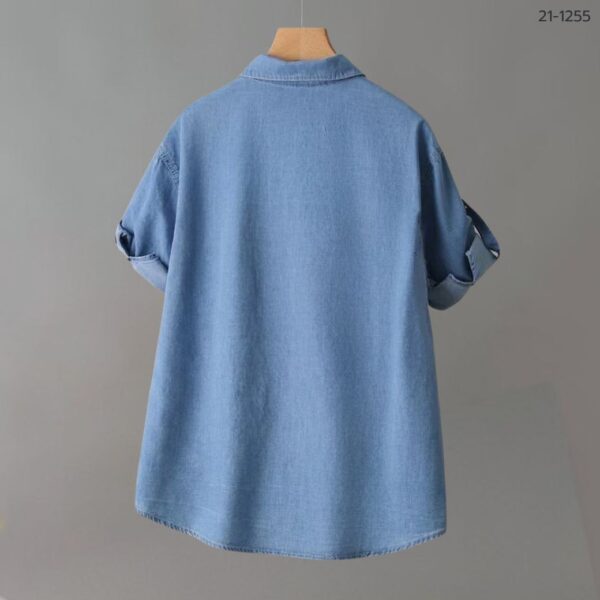 เสื้อเดนิมแขนสั้น
