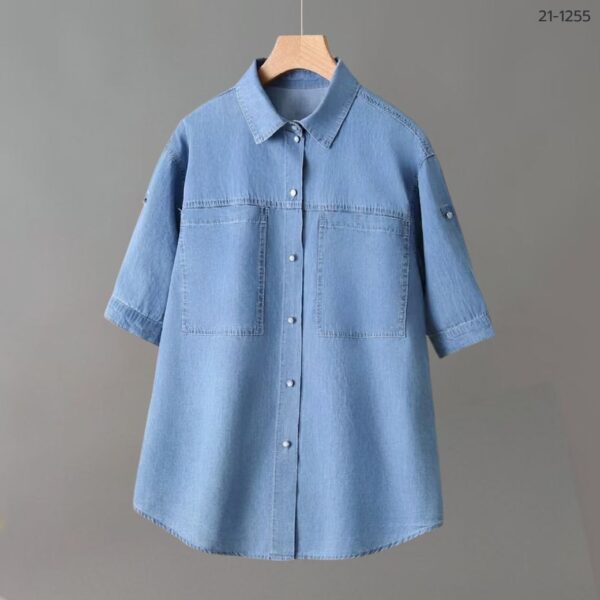 เสื้อเดนิมแขนสั้น