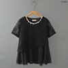 เสื้อถักโครเชย์คอกลม