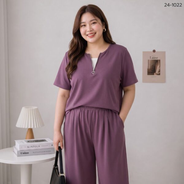 ชุดเช็ตเสื้อกางเกง