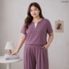 24-1022 ชุดเช็ตเสื้อกางเกง