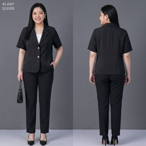 41-2327R (2) เสื้อสูททำงานแขนสั้น